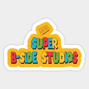 Super B-Side Studios (Black Tape) Sticker